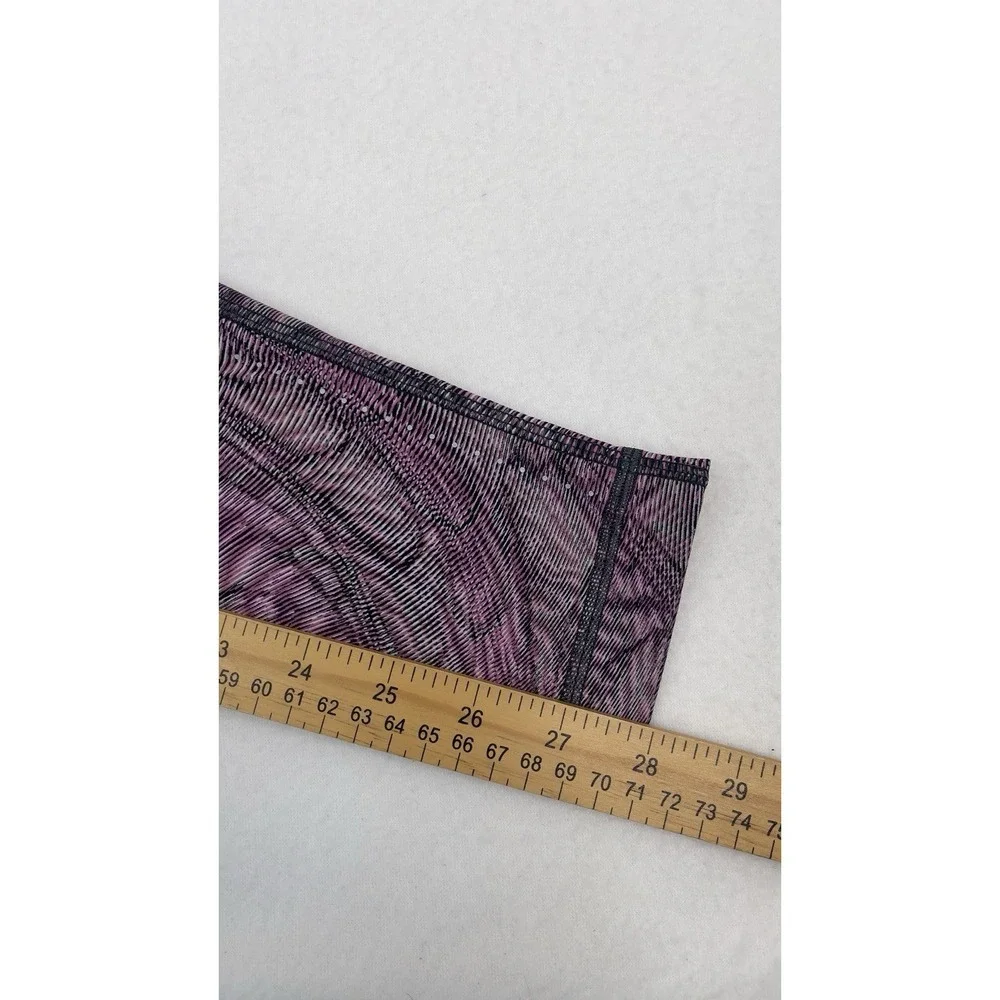 Lululemon Womens Swift Speed High Rise Leggings size 4 Pink/Black